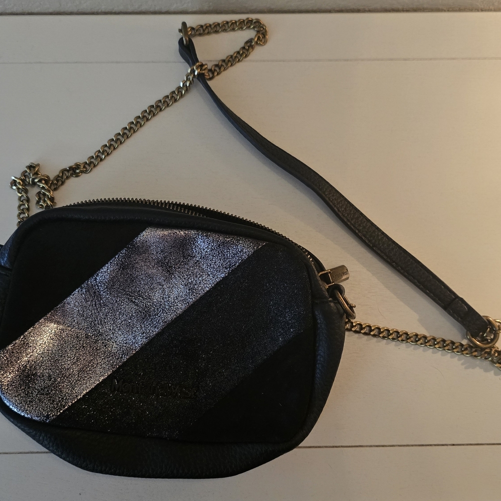 Stylish Black and Silver Women's Bag